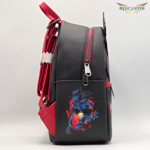 Loungefy Stranger Things Group Demogorgon Mini Backpack New - Picture 5 of 10